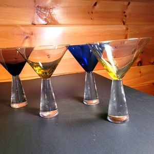 Set of 4 Martini glasses
